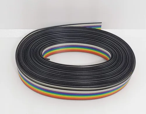 Vista 12 de Pc Accessories - Connectors Pro 4P 20 pies IDC 20' Color Arcoiris Cable de cinta plano para conectores de paso de 0.100 in (4P-20FT)