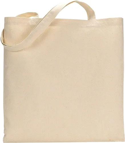 Vista 10 de TBF Bolsas de lona de algodón de 15 x 16 pulgadas – Bolsas reutilizables de compras de comestibles en blanco para bricolaje, impresión, bordado