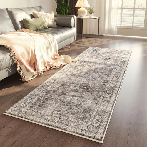 Vista 133 de Rugcomf Alfombra de Entrada de 2'x3' - Patrón Paisley, Tapete para Puerta de Entrada Interior, Floral Vintage, Lavable a Máquina, Alfombra