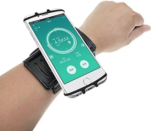 Vista 5 de Pulsera giratoria de 360° para iPhone Air, iPhone 17 Pro, 16e, 15, 14, 13, 12, 11 Pro Max, XR, Samsung Galaxy A16, A17, A26, A36, A56, A37, A57
