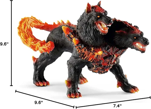 Vista 12 de Schleich Eldrador Creatures - Juego de 5 criaturas de fantasía - Lobo de hielo, sabueso de lava, bestia de roca y espada - Figuras de monstruos