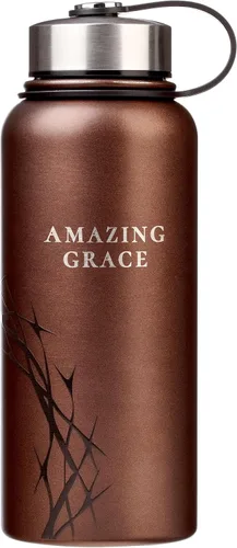 Vista 11 de Christian Art Gifts Botella de Agua Grande de Acero Inoxidable de Doble Pared Sellada al Vacío Aislada para Mujeres, Hombres y Graduados: I Know the