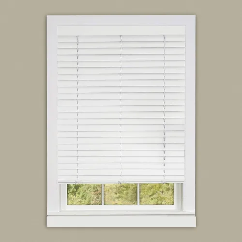 Vista 9 de PowerSellerUSA Persianas sin cordones de 2 pulgadas de ancho x 64 pulgadas de largo, para oscurecer la habitación, dos estilos de vinilo en relieve