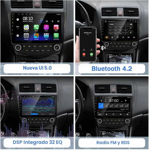Vista 5 de Radio de coche Android para Honda Accord 7th 2003 2004 2005 2006 2007