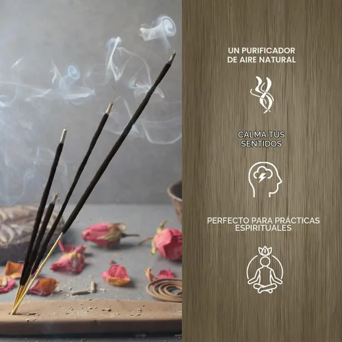 Vista 3 de HEM Precious Jasmine - Varitas de incienso – 120 unidades (6 cajas de 20) Fragancia floral dulce edificante para meditación, oración, relajación