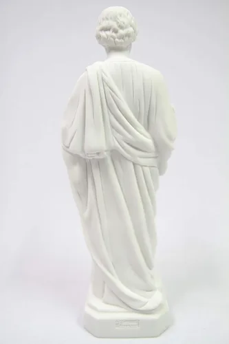 Vista 7 de Vittoria Collection Figura de escultura de estatua de San José de 12 pulgadas, fabricada en Italia, para interiores y exteriores
