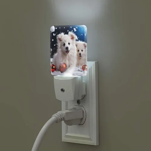 Vista 11 de Paquete de 2 luces LED de noche enchufables con preguntas matemáticas, luces nocturnas enchufables a la pared, lámpara de noche moderna con sensor