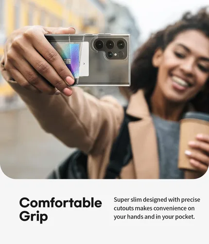Vista 8 de GOOSPERY Cartera transparente diseñada para Galaxy S22 Ultra, delgada, fácil de usar con capacidad para 2 tarjetas, funda protectora de TPU suave