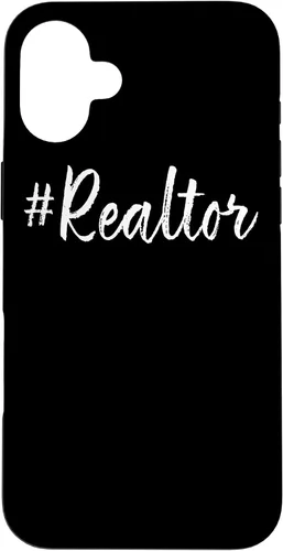 Vista 23 de Hashtag Realtor Real Estate Agent Business Gifts Funny Quote Case for iPhone 17