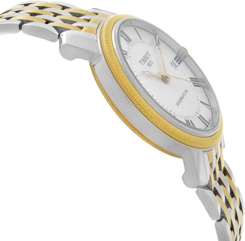 Vista 4 de Tissot Bridgeport automático Silved Dail Two-Tone t0454072203300Reloj para hombre
