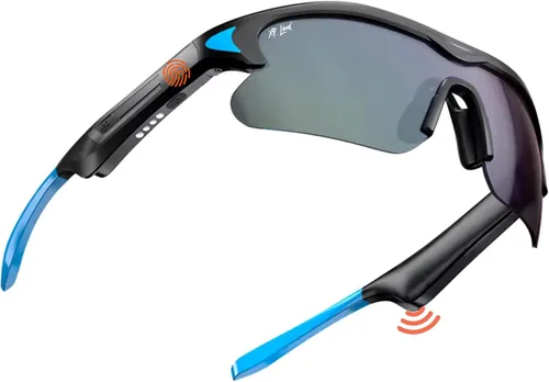 Vista 2 de Gafas de IA 2026 para ciclismo, multideporte, Bluetooth, gafas inteligentes ChatGPT-Claude-Gem 200 idiomas, negocio/creador 99% de precisión IPX4