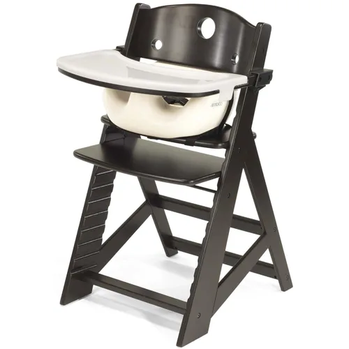 Vista 12 de Keekaroo Silla alta Height Right™ con inserto y bandeja para bebés, espresso/aguamarina (0051424KR-0001)