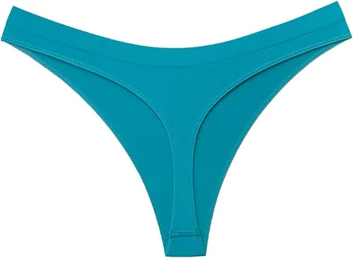 Vista 17 de Tangas francesas de cintura alta bragas de alta elasticidad sin costuras tangas Paquete de 3 Rojo