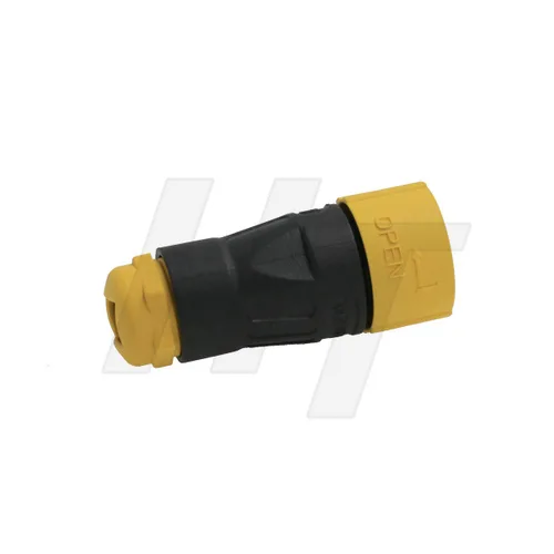 Vista 4 de 2sets Ethernet RJ45 conector impermeable hembra Socket Panel posterior montaje frontal (portador de cable)