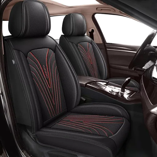 Vista 11 de 2 Front Seat Covers Fit for Mazda Mazdaspeed3 2008-2013: Waterproof Leather Car Seat Covers Breathable Automotive Seat Cushion Protector
