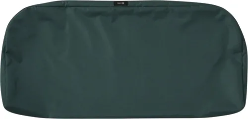 Vista 37 de Classic Accessories Ravenna - Cojín de asiento de patio resistente al agua de 21 x 19 x 5 pulgadas, verde azulado, cojín de sofá de dos plazas