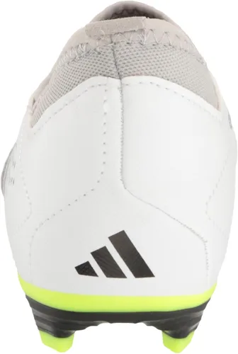 Vista 3 de adidas Tenis unisex Accuracy.4 Firm Ground, BlancoCore NegroLimón Lucido