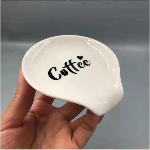Vista 3 de Soporte de cerámica para cucharas de café y té, agitadores, organizador de encimera