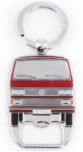 Vista 6 de BRISA VW Collection - Llavero Volkswagen con abrebotellas en diseño de autobús T3, T4, T5 Autobús T3/Azul
