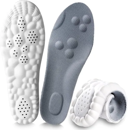 Vista 8 de Plantillas 4D Cloud para mujeres y niños, plantillas de soporte de arco, plantillas de espuma viscoelástica, plantillas de zapatos deportivos