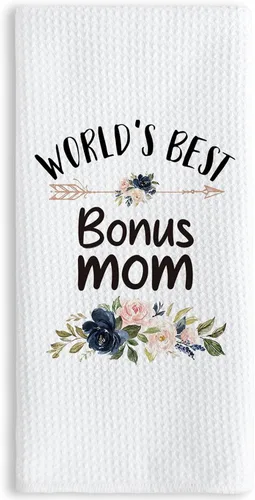 Vista 22 de TNUW Best Grandma - Toallas de cocina de 16 x 24 pulgadas, la mejor flor de Abuela del mundo, suave y absorbente, toalla de cocina, toallas de mano