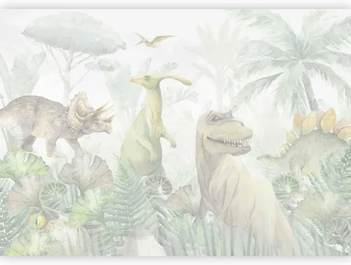 Vista 19 de artgeist Mural de pared Dinosaurios 79 x 55 pulgadas - Papel tapiz no tejido XXL Decoración de pared de forro polar Impresión fotográfica Diseño
