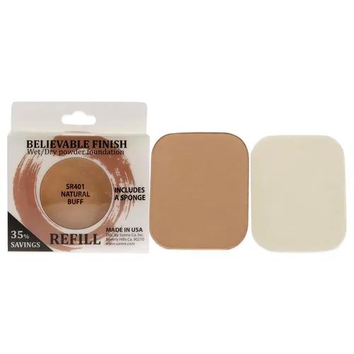 Vista 13 de Sorme' Treatment Cosmetics Believable Finish - Recambio de base doble activa, gamuza beige