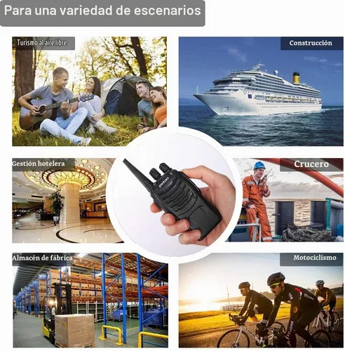 Vista 7 de pxton Walkie Talkies Radios recargables de dos vías de largo alcance con auriculares, radios de 2 vías, transceptor de mano UHF Walky Talky