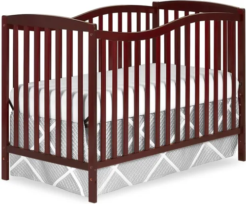 Vista 8 de Dream On Me Chelsea - Cuna convertible 5 en 1 de color negro, certificación JPMA 4-Position Mattress Support, Converts to Toddler, Day and Full