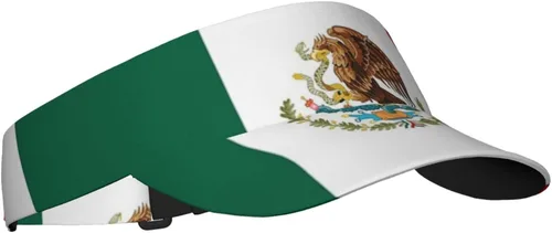Vista 2 de Divertida bandera deportiva con visera para hombres y mujeres, sombreros de ala ancha, ajustable, para verano, playa dominicana, gorra para el sol
