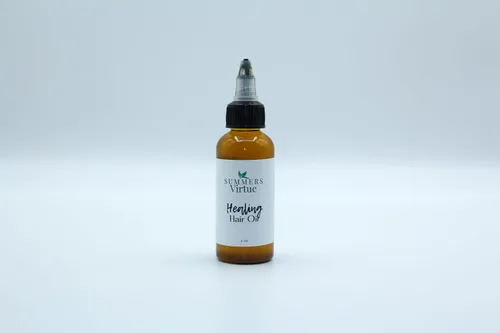 Vista 2 de Tratamiento de aceite capilar para cabello dañado, aceite de crecimiento del cabello, aceite para el cabello con romero, aceite amla y aceites