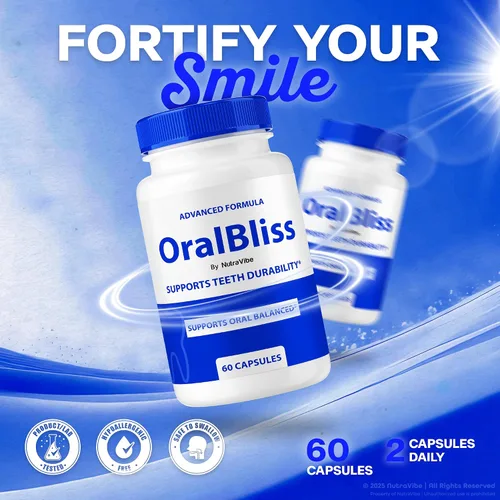 Vista 3 de OralBliss (2 unidades) - Fórmula de felicidad oral prémium para aliento fresco, apoyo de dientes y encías, y bienestar bucal, píldoras limpias