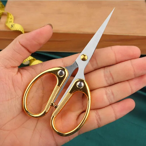 Vista 17 de Tijeras de bordado de acero inoxidable de 4.5 pulgadas para costura, tijeras pequeñas y afiladas para manualidades, trabajo de arte, herramienta
