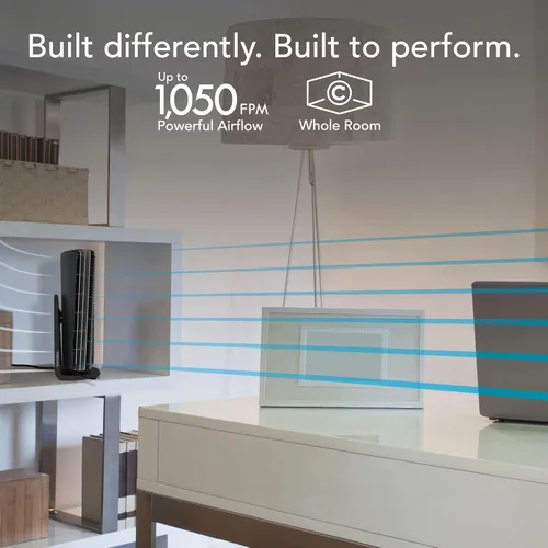 Vista 6 de Vornado Paquete de ventilador de torre de 41 pulgadas para toda la habitación y ventilador de torre de habitación pequeña de 14 pulgadas