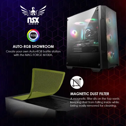 Vista 7 de NSX GAMING Raptor Desktop