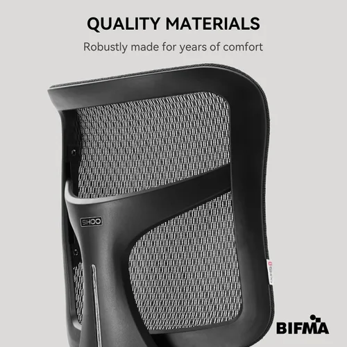 Vista 9 de SIHOO Doro S100 Ergonomic Office Chair - Dual Dynamic Lumbar Support, 4D Coordinated Armrests, 5-Level Adjustable Backrest, Recline Angle 135-degree