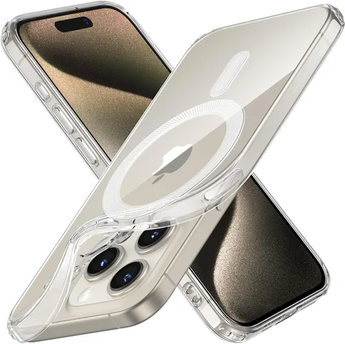 Vista 9 de ESR Funda para iPhone 13 Pro, Compatible con MagSafe, Protección de Grado Militar, Resiste el Amarillamiento y los Arañazos, Funda Magnética