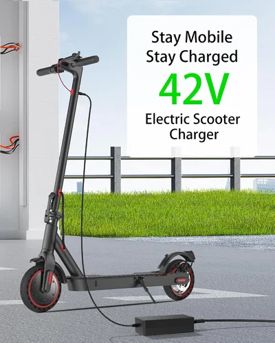 Vista 3 de VHBW Cargador de 42V 2A para iScooter i9, i9 Pro, i8, i8L, 1S Cargador eléctrico para scooter compatible con isinwheel S9/S9 Pro/S9 Max Scooters