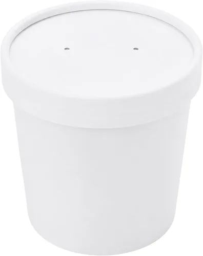Vista 16 de Restaurantware Bio Tek - Tapas para sopa de papel azul, 200 desechables, 12 onzas, redondas, estilo moderno, herméticas, se venden por separado Azul