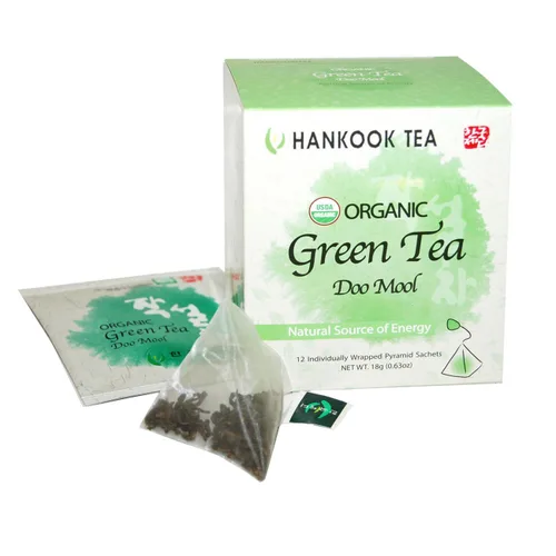 Vista 5 de Hankook Tea Té verde orgánico Doo Mool, 12