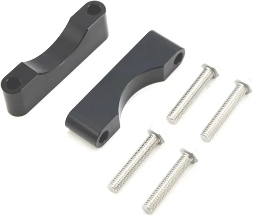 Vista 3 de Kit de soporte para guardabarros delantero negro compatible con guardabarros de 21 pulgadas, 23 pulgadas, 26 pulgadas, compatible con modelos Harley
