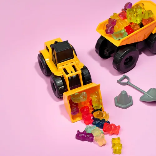 Vista 4 de Kervan Candy Bebeto 12 Sabores Gomitas de Oso - Gomitas Afrutadas, Blandas y Dulces a Granel para Niños, Snacks de Regalo y Fiestas - Bolsa