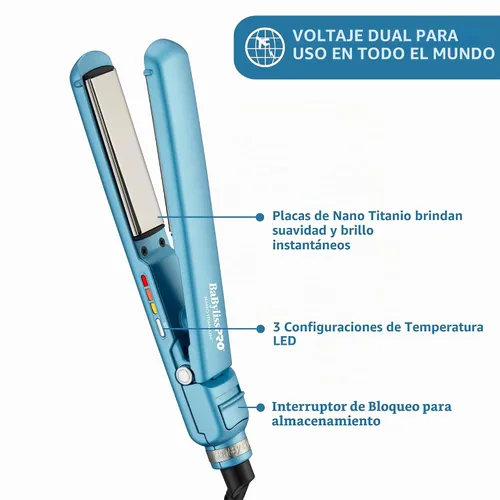 Vista 2 de BaBylissPRO® Nano Titanium™ COMPACT TOOLS deliver full power in a compact size - deep waver, hair dryer, hot air brush, paddle brush, wand