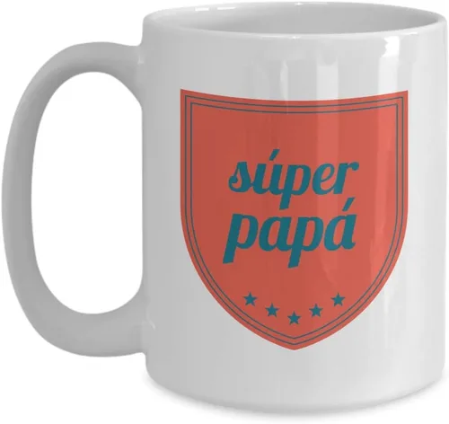 Vista 4 de Regalo para Papa Taza de Cafe Padre Vaso, taza café divertidas, tazas personalizadas, taza de café inspiradoras, taza con mensajes positivos., 11onza