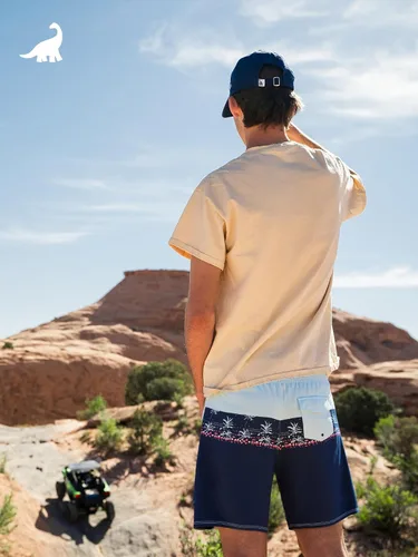 Vista 2 de SURF CUZ Shorts de Tabla/Playa para Hombre con Elasticidad en 4 Direcciones para Natación