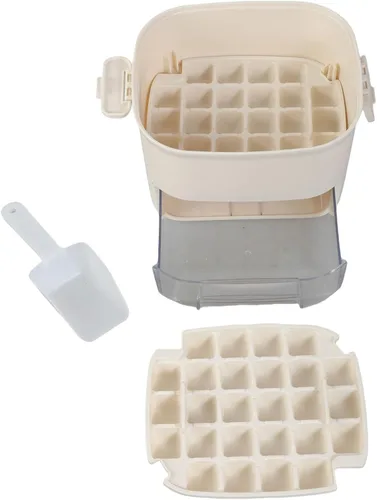 Vista 9 de Bandeja tipo cajón con tapa, apilable, congeladores, contenedor para cocteles, almacenamiento de alimentos para bebés