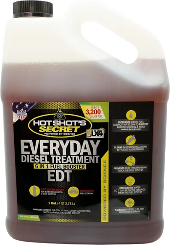Vista 5 de Hot Shot's Secret Paquete de aditivos para combustible diésel, anti-gel de invierno (1 galón) + tratamiento diésel diario (1 galón)