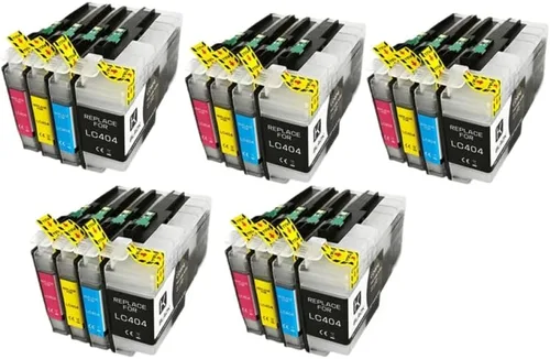 Vista 2 de 404 LC404BK Ink Cartridge Compatible with Printer Supplies MFC-J1205W MFC-J1215W(NA. LC404-1set)