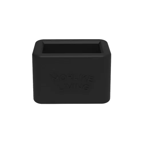 Vista 9 de Morlike - Soporte de hebilla de silicona para cinturón (negro, 2 unidades)