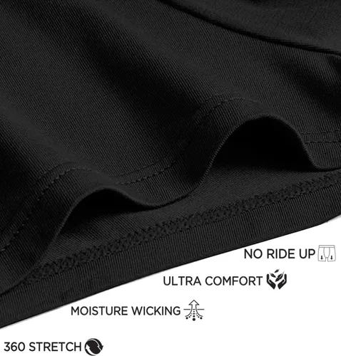 Vista 8 de Body Glove Calzoncillos tipo bóxer para hombre, ropa interior de rendimiento de ajuste seco, transpirable y atlético